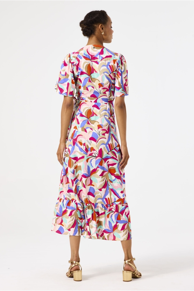 JURK MET PRINT D50081 2514 DAZZLING BLUE